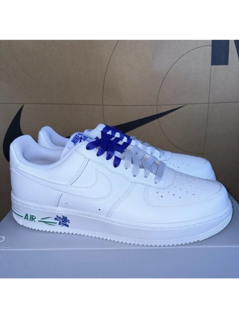 NEW Nike Air Force 1 ‘07 Iris White Persian Violet IF0498-101 Women Size 9.5